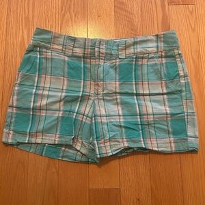 Tommy Hilfiger Teal Plaid Women’s Shorts